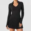 Traje Deportivo Estilo Europeo y Americano Manga Larga para Mujer Sensación de Segunda Piel Casual Camisa Polo Running Fitness Yoga Top Camiseta Conjunto de Dos Piezas