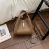 Bolsa de Mão Elegante Estilo Balde para o Dia a Dia de Mulheres 2026 Nova Moda Coreana Retrô de Ombro Único Transversal Bolsa Mãe e Filha