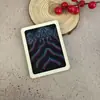 Souvenir de Guizhou Corona de Pelo Plateado Media Corona Imán para Nevera DIY Accesorio Sombrero Miao Cuerno de Mariposa Tocado Sombrero