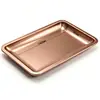 Bandeja, cenicero de hojalata, bandeja organizadora y de almacenamiento de metal, bandeja para decoración de uñas, bandeja de almacenamiento, se puede imprimir a cuatro colores, caja de hierro