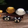Cuencos de Cerámica Antiguos, Cuencos para Vino, Cuencos para Salsa de Restaurante de Hot Pot, Cuencos para Verduras Esmaltados Completamente, Cuencos para Carne, Cuencos para Verduras al Vapor, Cuencos para Sopa, Cuencos para Fideos