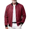 Chaqueta Aviador para Hombre de Ante Sintético 2026 Transfronteriza con Puños Elásticos, Botones de Presión, Cuello de Béisbol, Abrigo Casual Multicolor