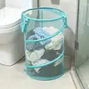 Suministro Directo de Fábrica Cesta Plegable Grande de Tela Oxford para Ropa Sucia Conveniente de Pie Malla Transpirable Portátil Almacenamiento de Ropa