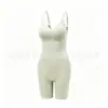 Modelador de corpo de peça única transfronteiriço para controle da barriga e levantamento do bumbum, alta elasticidade, alças alargadas, sem costura, modelador de corpo estilo europeu e americano