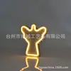 Artesanías de Luces de Neón Adornos Luz Nocturna para el Hogar Decoración Luz Plástico Artesanías de Iluminación