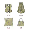 Tejido Jacquard de Moda con Patrón de Hoja en Relieve Tridimensional para Vestidos, Faldas Elegantes, Chalecos, Chaquetas y Tela para Cojines Teñida en Hilo