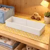 Caja de Almacenamiento Pequeña Transparente con Tapa de Plástico Rectangular para Escritorio para Agujas e Hilos, Accesorios para el Cabello, Caja Vacía Mini Pequeña