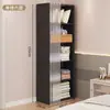 Armario de Tela a Prueba de Polvo Dormitorio Habitación de Alquiler Hogar Recámara Armario Pequeño Sencillo Almacenamiento de Ropa de Mesita de Noche Estante de Almacenamiento
