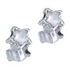 Cuentas ABS con Cuentas Animal Conejo Estrella Corazón Planta Cuentas Sueltas DIY Perforadas Accesorios para Collares Pulseras Joyería