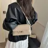 Bolsa de Mão Feminina Nova Moda Duas Peças Bolsa Mãe e Filho Toque de Luxo Grande Capacidade Bloqueio de Cores Tendência para o Trabalho Bolsa Transversal