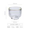 Kaiyao calentador de vino de vidrio copa de vino olla de vino caliente calefacción doméstica olla de vino artefacto de vino caliente dispensador de vino copa de vino amarilla utensilios de vino