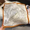 Lenço de Seda para Mulheres, Elegante Lenço Quadrado Pequeno, Decorativo 70X70 Lenço Quadrado Pequeno Profissional, Lenço Versátil Fino de Verão, Faixa de Cabelo Estilo Francês