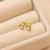 Pendiente de mini barra delgada con rosca, pequeño y exquisito, con incrustaciones de diamantes, personalidad simple, clavo para el cartílago de la oreja, nicho, explosión de alto nivel