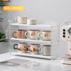 Portavasos Estante de almacenamiento de vasos comedor escritorio vaso de agua taza de té taza de café estante organizador caja juego de té estante de celosía