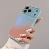 Aplicável ao Apple se transforma instantaneamente em 17promax degradê manchado glitter suporte giratório capa para celular iPhone macia e rígida personalização