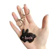 Nuevo Llavero de Conejo Incrustado de Diamantes Colgante DIY para Bolso Regalo Pequeño Llavero Versátil para Coche Accesorios Coloridos