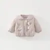 Abrigo para Niña Clase A Estilo Otoño/Invierno Chaqueta de Algodón para Bebé Ropa de Algodón para Bebé Ropa de Algodón para Niños Ropa de Invierno Cárdigan Abrigo