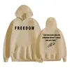 Sudadera con Capucha Charlie Kirk Libertad Transfronteriza Ropa para Hombre Harajuku Milenial Calle Alta Sudadera Suéter Casual