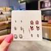 Diseño de Nicho Puesto Callejero de Mercado Nocturno Suministro de Pendientes Estilo Ins Pendientes de Moda Coreana Pendientes Populares Yiwu Mayorista