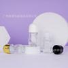 Frasco de vidro ondulante para dor localizada 30/50ml frasco vazio frasco antitranspirante perfume líquido engarrafado