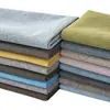 Tela Fina de Lino en Stock para Cojines, Bolsas, Bolsas de Cuerda, Materiales para Zapatos, Manualidades, Fundas de Cojín, Taburetes, Sillas, Tela de Lino
