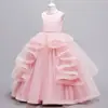 Trajes de Performance de Flores para Aniversário de Meninas, Vestidos de Casamento, Vestidos de Performance de Piano, Vestidos Elegantes de Noite para Apresentadoras, Vestidos Formais Infantis, Vestidos de Princesa para Meninas