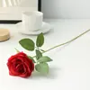 [Ventas Directas de Fábrica] Rosas de Terciopelo para San Valentín, Rosas Artificiales, Ramos de Alta Gama para el Hogar, Adornos Decorativos para la Sala de Estar