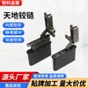Amortecedor Hidráulico Dobradiça Céu e Terra Estrutura de Alumínio Minimalista Porta de Guarda-Roupa Dobradiça Invisível Ajustável Eixo Oculto Fabricante Atacado