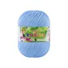 Hilo de proteína de seda, hilo de algodón para bebés, ovillos de hilo, hilo para bebés y niños, hilo para suéteres, gorros, zapatos, muñecas, crochet, tejido DIY y bolsos