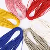 Cuerda de cuero para línea de coche 3 mm accesorios para ropa cuerda de color cuerda trenzada creativa línea de coche accesorios para ropa