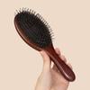 Peine de Bambú con Aire de Bambú Transfronterizo para el Hogar para Cabello Lacio Cabello Peluquería Peine de Cojín de Aire Cabello Lacio Cabello Rizado Alivia la Fatiga Peine de Tabla Grande