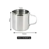 Aço Inoxidável 304 Copo de Leite Acabamento Espelhado Boca Reta Copo de Leite Boca Pontiaguda Copo de Espuma de Leite Cilindro de Leite Reto Copo de Leite para Café Suprimentos