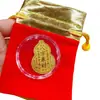 Adesivo de Telefone de Ouro Puro 999 com Verso Adesivo, Saco da Sorte "Princesa, Por Favor, Enriquecer", Brinde Promocional de Loja de Ouro, Atacado do Fabricante