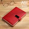 Libreta A5 Negocios Oficina Cierre Magnético Bloc de Notas Minutas de Reunión Diario de Cuero Venta al por Mayor Logotipo Personalizado