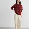 Nova coleção Outono/Inverno 2026: Malha deslumbrante em estilo coreano, sem esforço chique, macia e aconchegante para usar em camadas ou sozinha, moderna para mulheres