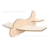Avião de Madeira DIY Personalizado Transfronteiriço Branco Embrião Crianças Avião de Quebra-Cabeça de Madeira Pintado à Mão Avião Quebra-Cabeça Em Massa Colorir