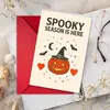 Compra direta transfronteiriça de cartões de felicitações divertidos de cemitério de fantasmas para o Halloween, cartões de convite/presente criativos e peculiares
