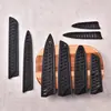 Funda Pequeña para Cuchillo, Cuchillo de Chef, Cuchillo de Cocina, Cuchillo para Frutas, Juego de Cuchillos de Plástico, Cubierta Universal Negra para Cuchillo, Cubierta Protectora, Multifuncional