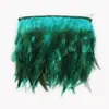 Encaje de Plumas al por Mayor Tiras de Tela Puntiagudas 10-15cm Tiras de Tela Puntiagudas Coloridas Rojas Accesorios para Ropa DIY Muñecas