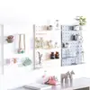 Panel perforado sin clavos armario de pared estante de almacenamiento pequeño cocina baño montado en la pared almacenamiento y organización de pared