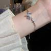 Pulsera de amor de circón super flash estilo ins coreano diseño nicho de alta gama exquisita pulsera de diamantes completa joyería al por mayor