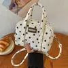 Bolsa Pequena Quadrada de Ombro Único com Bolinhas Moda Transfronteiriça Novo Modelo 2026 Grande Capacidade Versátil para o Dia a Dia Bolsa de Mão Bowling Bolsa Transversal