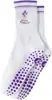 Meias de Yoga para Mulheres Meia-Calça Antiderrapantes Longas para Fitness Pilates Esportes com Shorts de Tubarão Bordado Cartoon Meias de Algodão