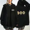 Sudadera con capucha y cremallera tipo cárdigan Arirang World Tour Jungkook Estilo Otoño e Invierno Holgada Estilo Callejero Sudadera tipo cárdigan para fans