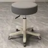 Salón de Belleza Barbería Taburete Especial Peluquería Manicura Maquillador Taburete Grande de Trabajo con Ruedas Silla para el Hogar Tocador Silla Giratoria