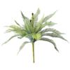 Nueva Planta Artificial Verde Hojas Artificiales Césped Remando Interior Ajuste Suave Paisaje de Plantas Verdes Paisajismo Hoja de Osmunda