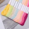 Hilo para Bordado Punto de Cruz al por Mayor en Stock en Diversas Especificaciones, Hilo Teñido, Hilo Arcoíris, Hilo Fluorescente para Bordado DIY Hecho a Mano, Accesorios para Ropa