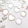 Espejo Corazón Diamante Nuevo de Sui Lian Accesorios de Joyería DIY Redondo Flor Espejo de Maquillaje Materiales de Belleza para Teléfono Móvil