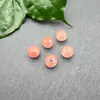Cuentas redondas de piedra natural de 8 mm con agujero grande, cuentas sueltas con agujero pasante de 3 mm, para ensartar pulseras DIY, accesorios de manualidades para joyería hecha a mano