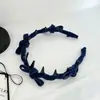 Peine para el Cabello con Lazo de Terciopelo Retro Otoño e Invierno, Diadema, Pinza para el Cabello Antideslizante de Corona Alta, Diadema Texturizada Elegante y de Moda